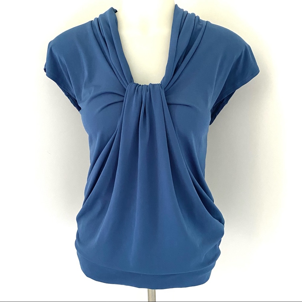 Blue Jersey Top New York & Company S